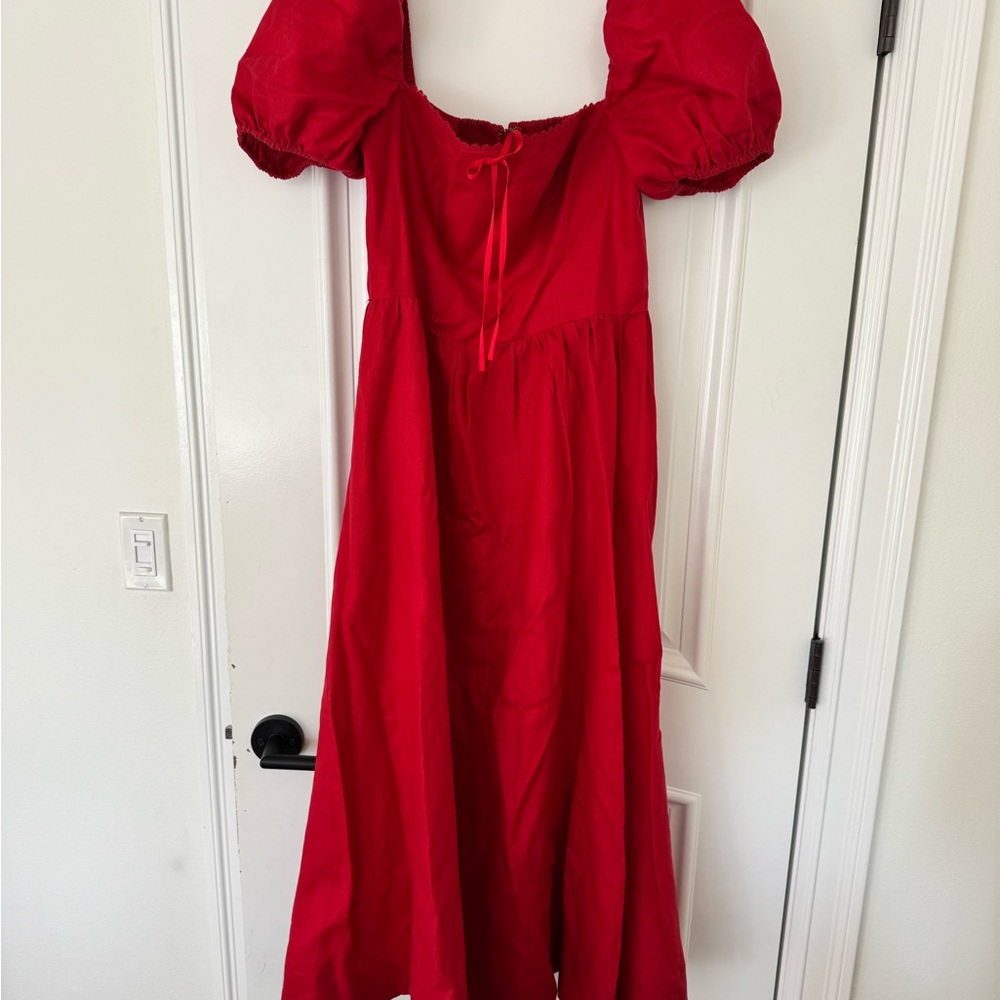 Reformation Scarlet Red Dress